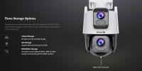 TENDA CH9-WCA 3+3MP Dual-Lens 2K Outdoor Wifi Kamera 4+6 MM ÇİFT KAMERA 